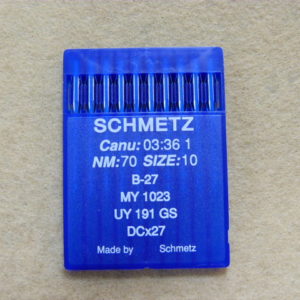 Иглы Schmetz DCх27 №70 (уп. 10 шт.)