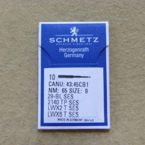 Иглы Schmetz LWx6T SES №65 (подшивочные) (уп. 10 шт.)