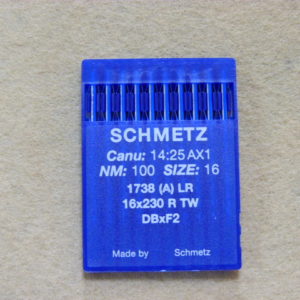 Иглы Schmetz DBх1 LR №100/16 (уп. 10 шт.)