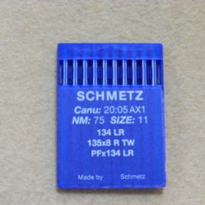 Иглы Schmetz DPх5 LR (134 LR) №75 (уп. 10 шт.)