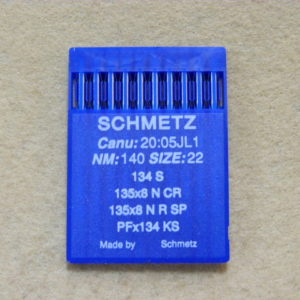 Иглы Schmetz DPх5 S (134 S) №140 для кожи (заточка прямая) (уп. 10 шт.)