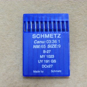 Иглы Schmetz DCх27 №65 (уп. 10 шт.)