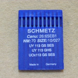 Иглы Schmetz UYx113 GS SES №70/10  (уп. 10 шт.)