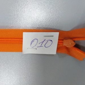 Молния потайная №3 50см ДС-010 оранжевый